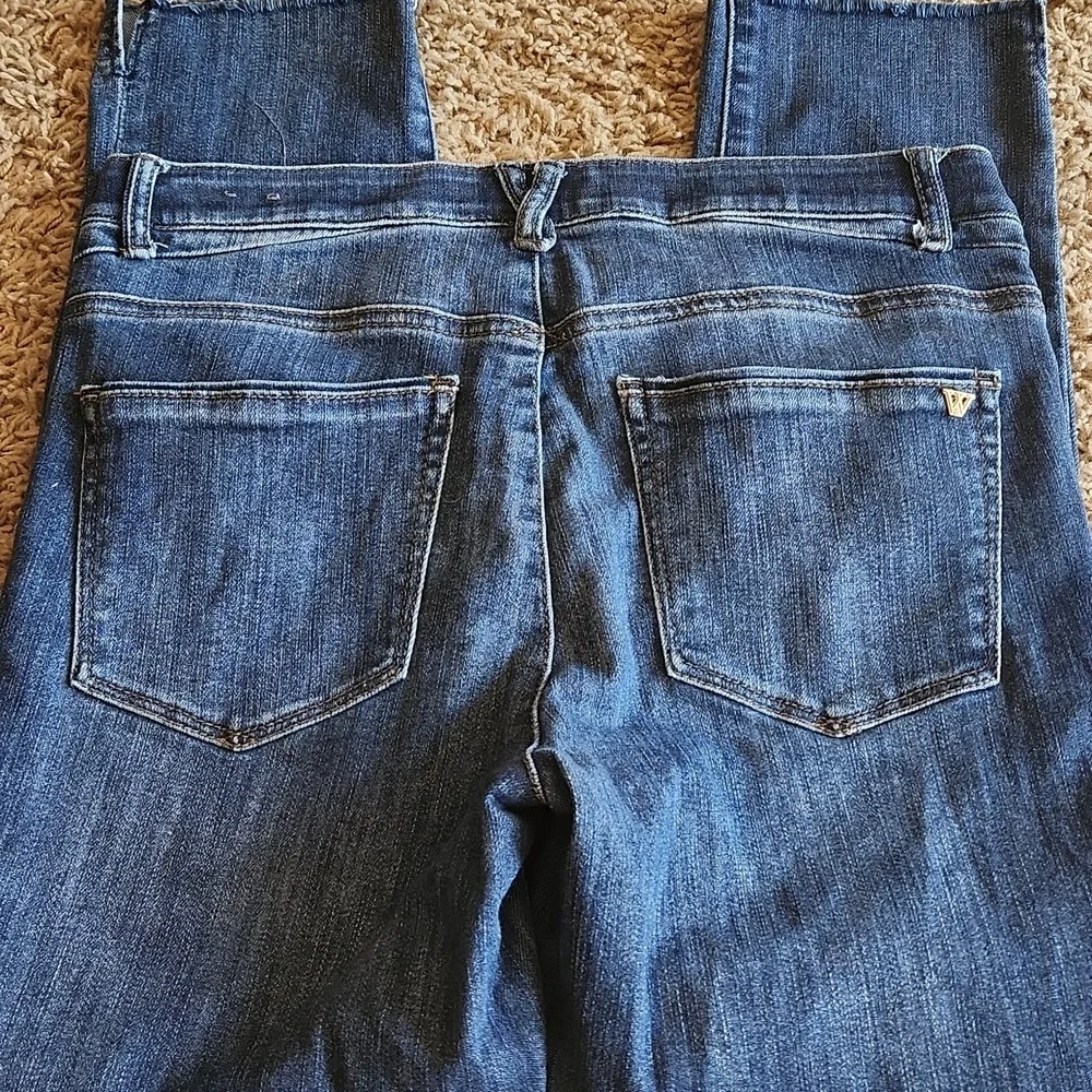 Wit And Wisdom Dark Classic Blue Denim Jeans Wimans Size 6 - Picture 2 of 12